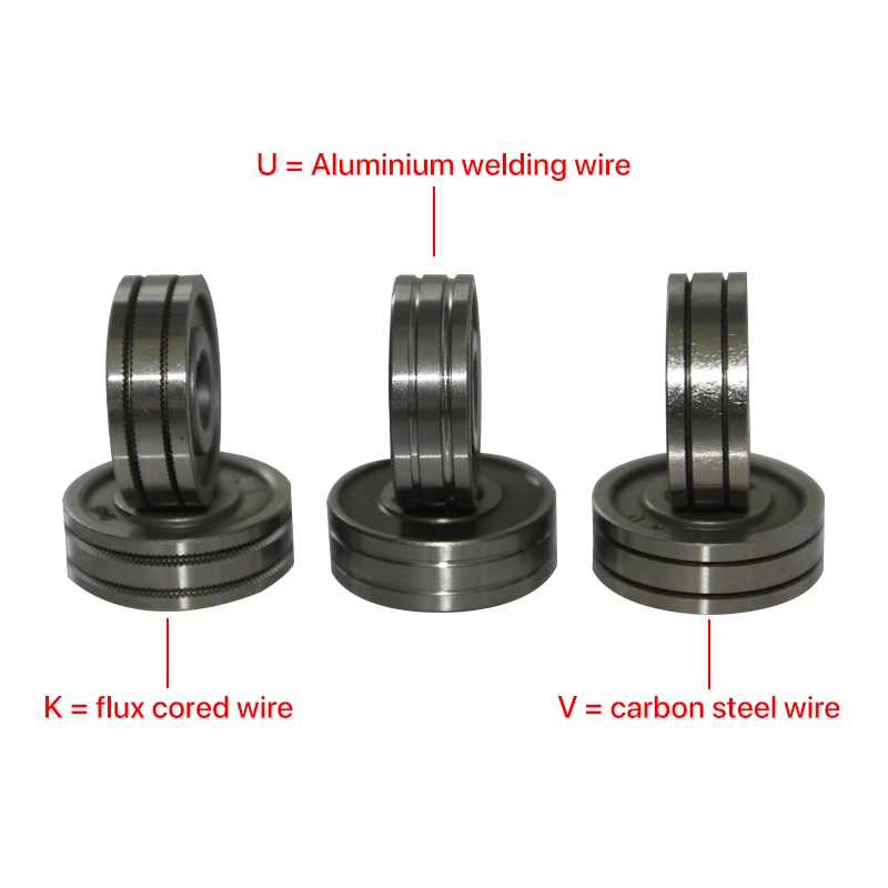 Draht vorschub u v k Rad rolle 0,8mm 1,0mm 1,2mm doppelte Größe Mig Schweißer Schweiß draht zufuhr maschine