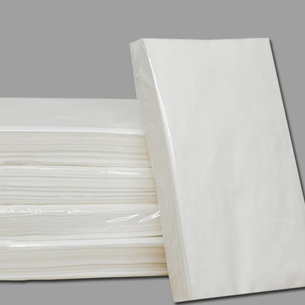 25Packs Tissue Paper for Hotel Soft Pulp Paper Ideal for Restaurant Bar Public Places 30 Sheets Per Pack White