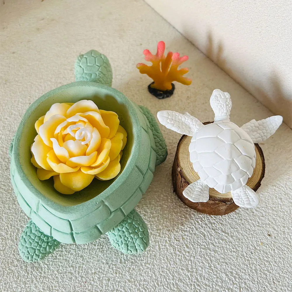 Love Lighthouse Silicone Mold Turtle Anchor Aromatherapy Plaster Ornament Mold Epoxy Resin DIY Marine Culture Decoration
