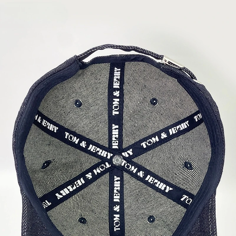 Cartoon Tom New and Jerry Summer American Cowboy Baseball Cap Peaked Cap with Round Crown Embroidered Gifts view 5
