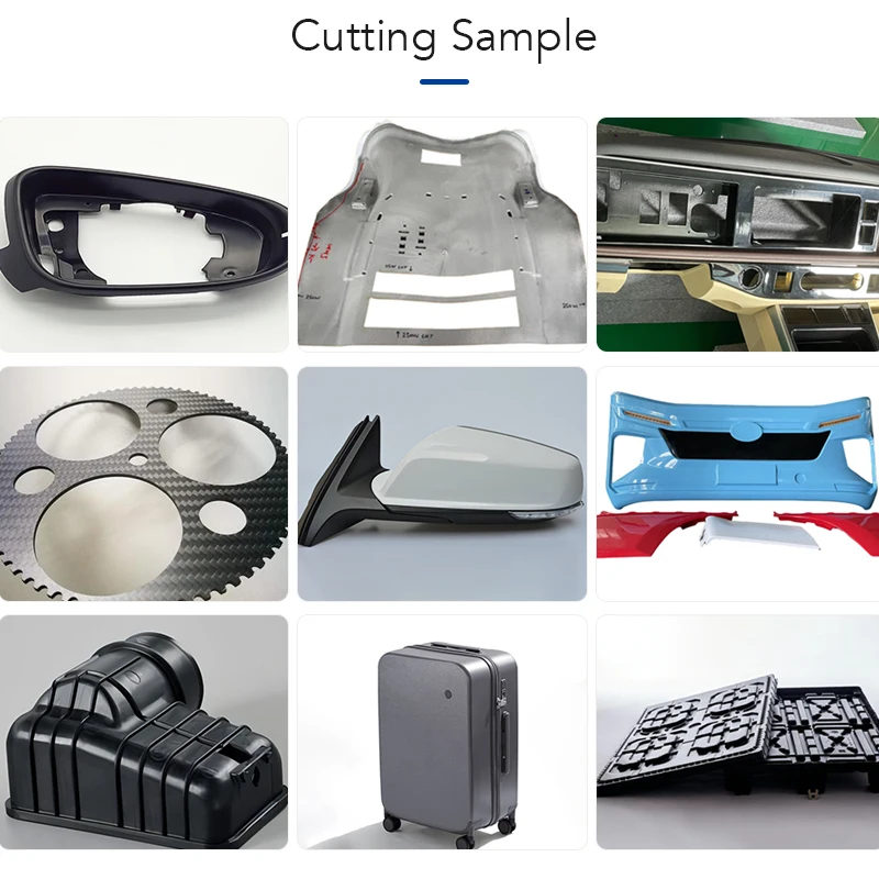 Machine de découpe 3D CO2 BK-J500L-GP25, conception modulaire pratique, traitement du PVC, Machine Laser 500W