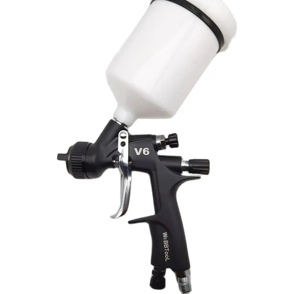 Spray Gun V6 Pro 1.3MM Nozzle Airbrush Car Paint Spray Gun High Quality Water-based Paint/ Varnish Spray Paint Gun