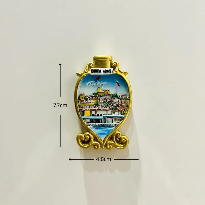 Picture 7: Creative Turkey 3D Fridge Magnets Souvenir Ornament Resin Refrigerator Magnets Sticker Collection Handicraft Gift Decoration