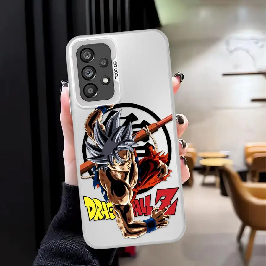 حافظة لهاتف سامسونج جالاكسي A32 A16 A34 A22 A15 A24 A13 A25 A12 A14 A23 لعبة دراغون بول فيجيتا مقابل سون جوكو