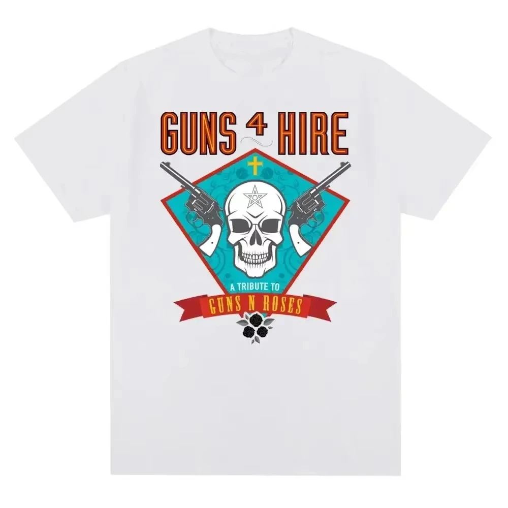 Guns N Roses Grafikdruck T-Shirt Vintage Rock Band Streetwear Kurzarm Mode Rundhals T-Shirt Damen T-Shirt Unisex – Detail 17