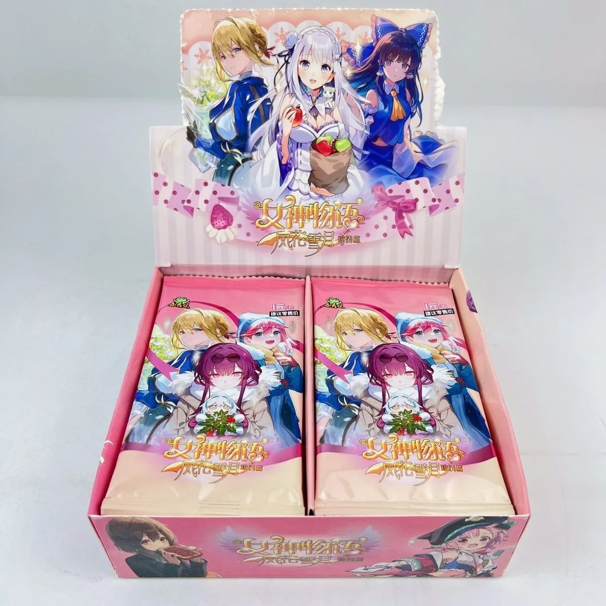 Nieuwe Hot Godin Verhaalkaart Fufeng Hoofdstuk Kleurrijke Flashcard Anime Karakter Collectie Kaartspellen Speelgoed Meisjes Geschenken