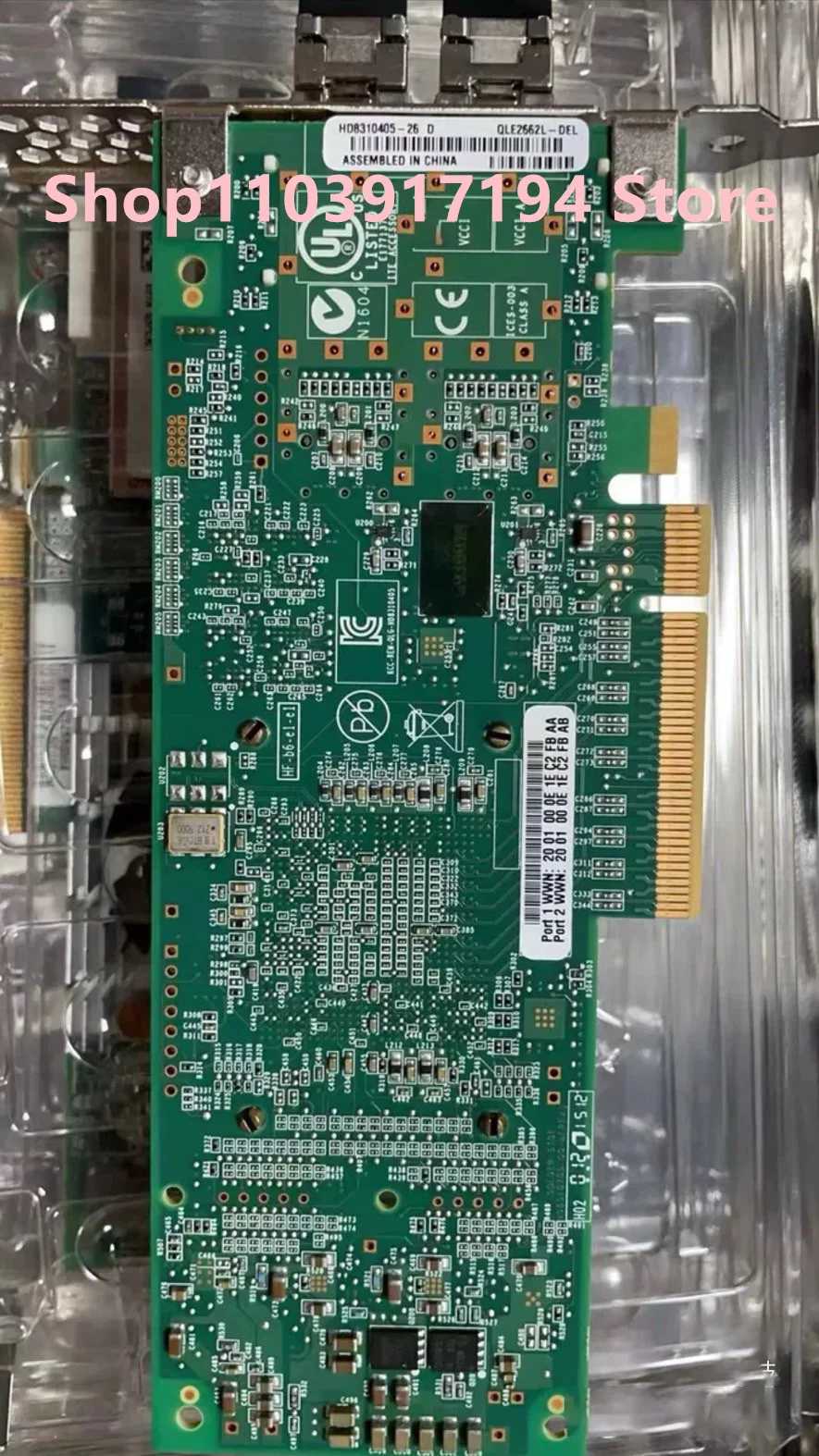 

QLE2662 HBA Network adapte twoport 16GB 076RF3 PCI-E QLE2662L-DEL