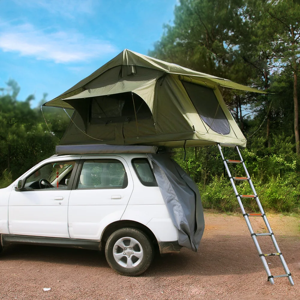 

Car Soft Top Short Roof Tent Foldable Tent Self-driving Travel Camping Outdoor Rain Protection And Sunscreen Custom