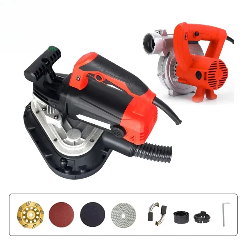 Multi Purpose Handheld Three Head Angle Grinder Industrial Floor Wall Polishing Edge Polisher