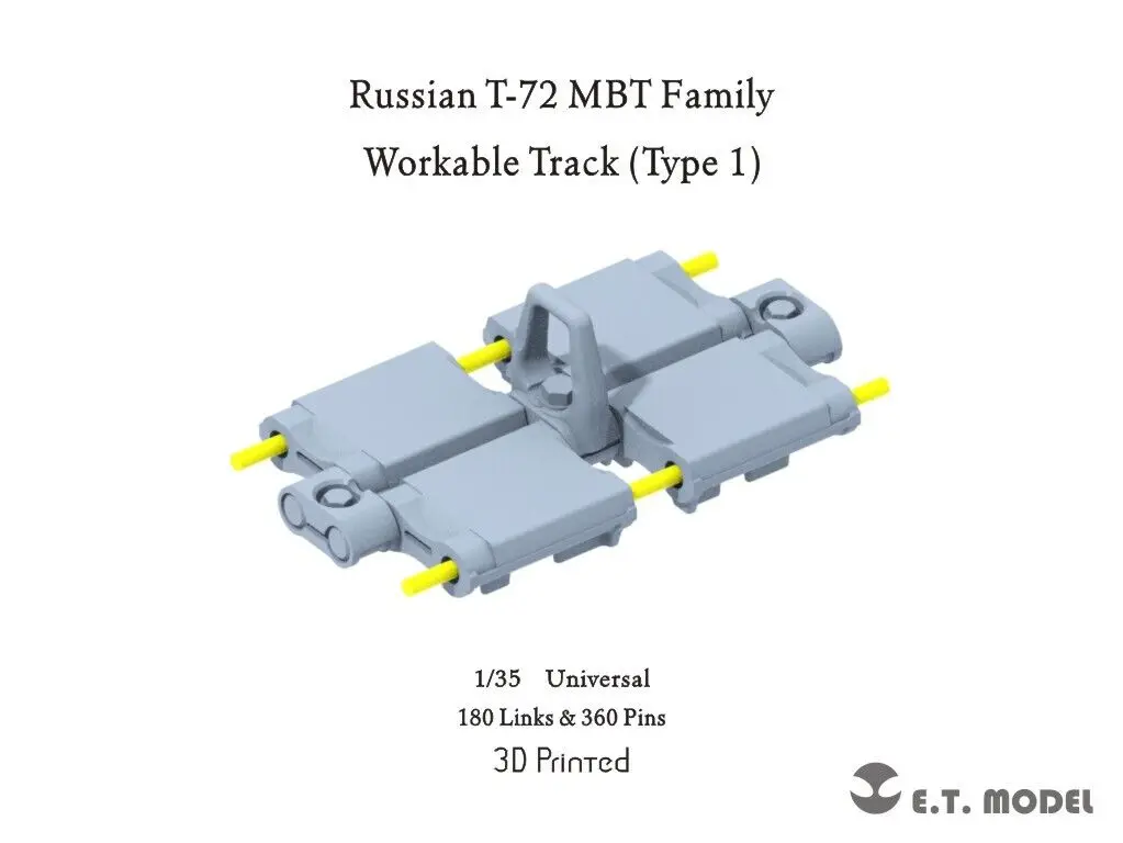 

1/35 ET model P35-407 Russian T-72 MBT Family Workable Track（Type 1）