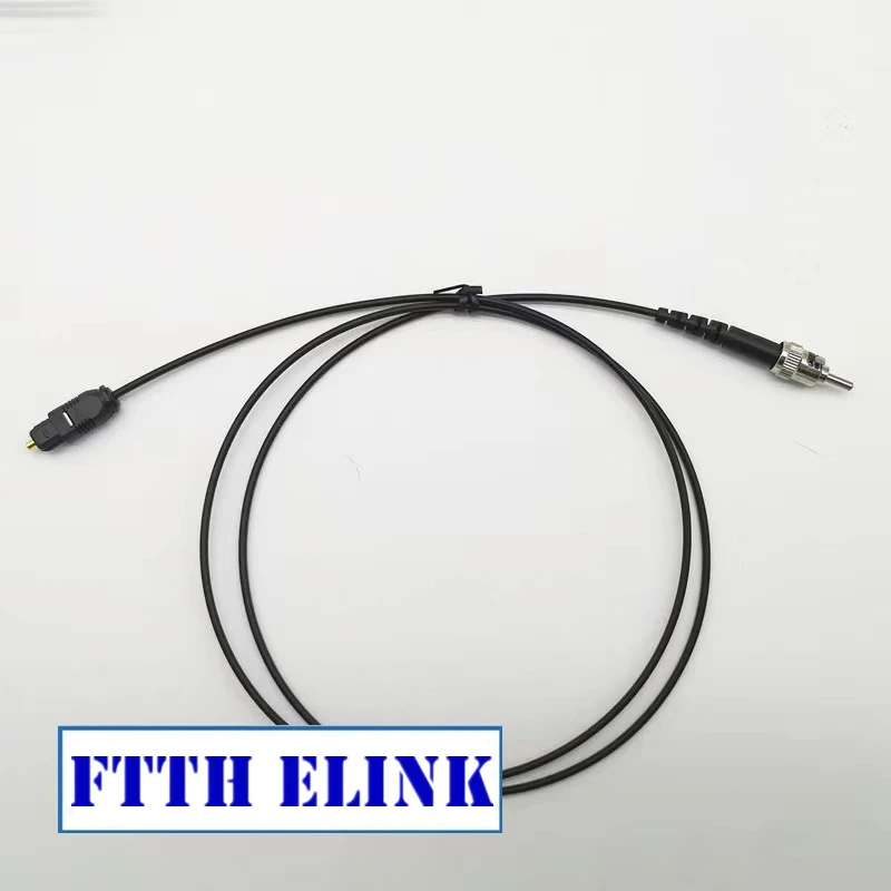 Imagem -02 - St-toslink Digital Fibra Óptica Patches Jumper 1m 2m 3m Cabo de Áudio Máquina Têxtil Fibra Plástica Pof Spdif Ótica Pcs