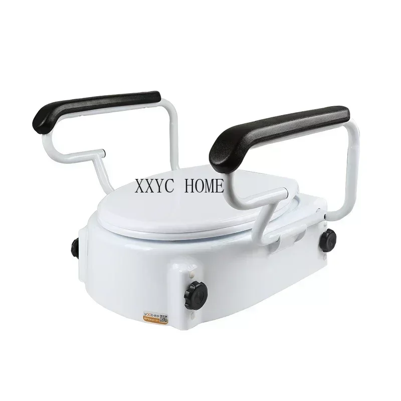 

Medical Supplies Portable Elderly Toilet Elevated Raised Detachable Armrest Commode Chair Toilet Seat for the Handicapped