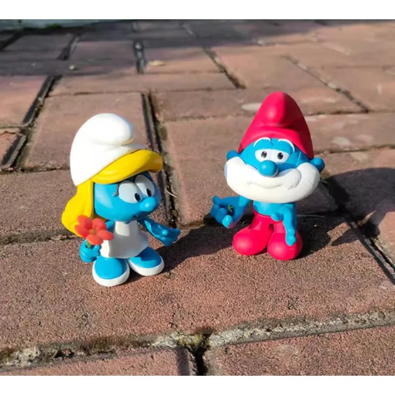 TheSmurfs Smurfette Anime Action Figures Film Collection  Model Toys Children Birthday Gift