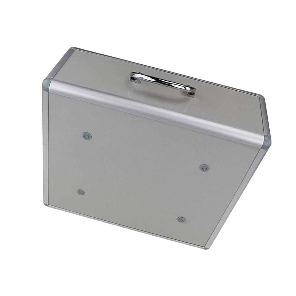 خزانة طبية ممتازة من سبائك الألومنيوم صندوق طبي للطوارئ محمول مع غطاء قفل ومقصورات مختومة للسفر المنزلي