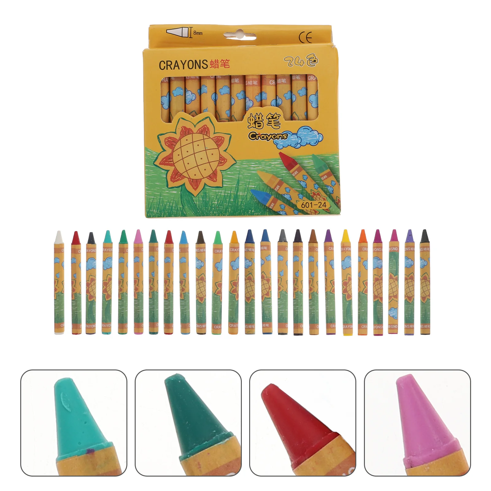 

48Pcs Children's Colored Crayons Set Cartoon Drawing Pens for Graffiti Sketching DIY Gift Children's Painting Color Pens