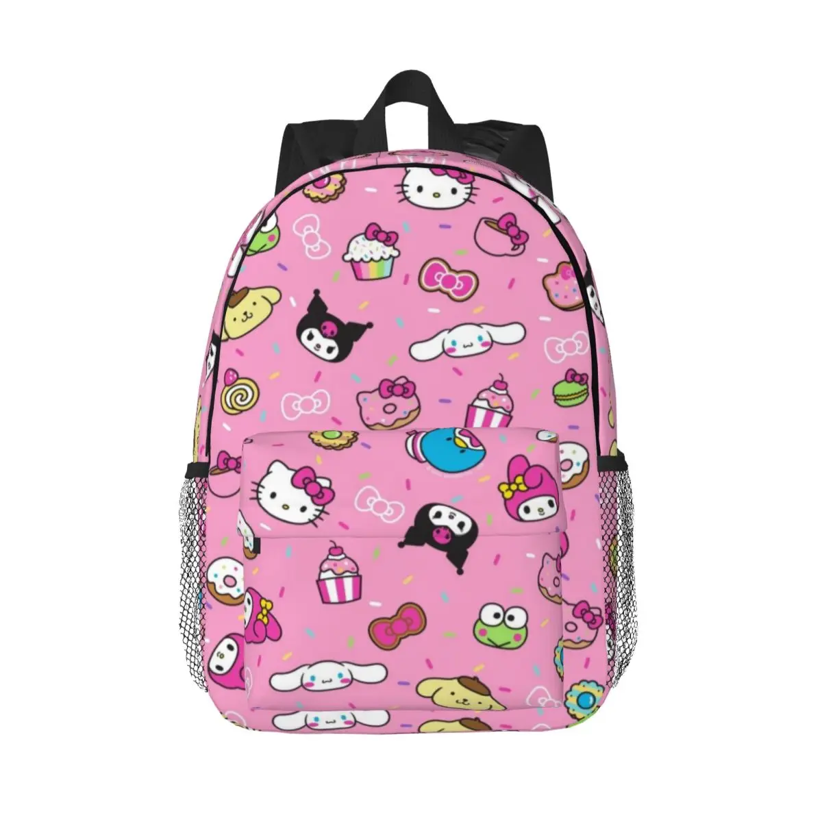 Mochila duradera Hello Kitty de 15 pulgadas, diseño ergonómico y ligero para mayor comodidad y comodidad