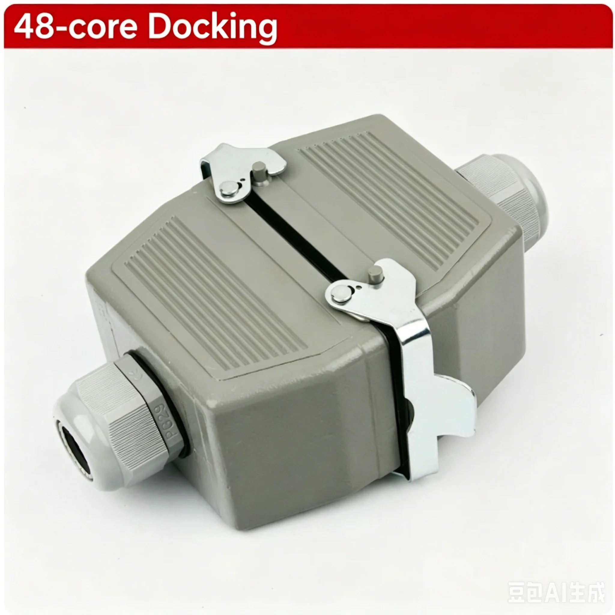 Heavy-duty connector HDC-HE-048M HDC-HE-048F 48-pin mating type rectangular industrial waterproof aviation plug and socket