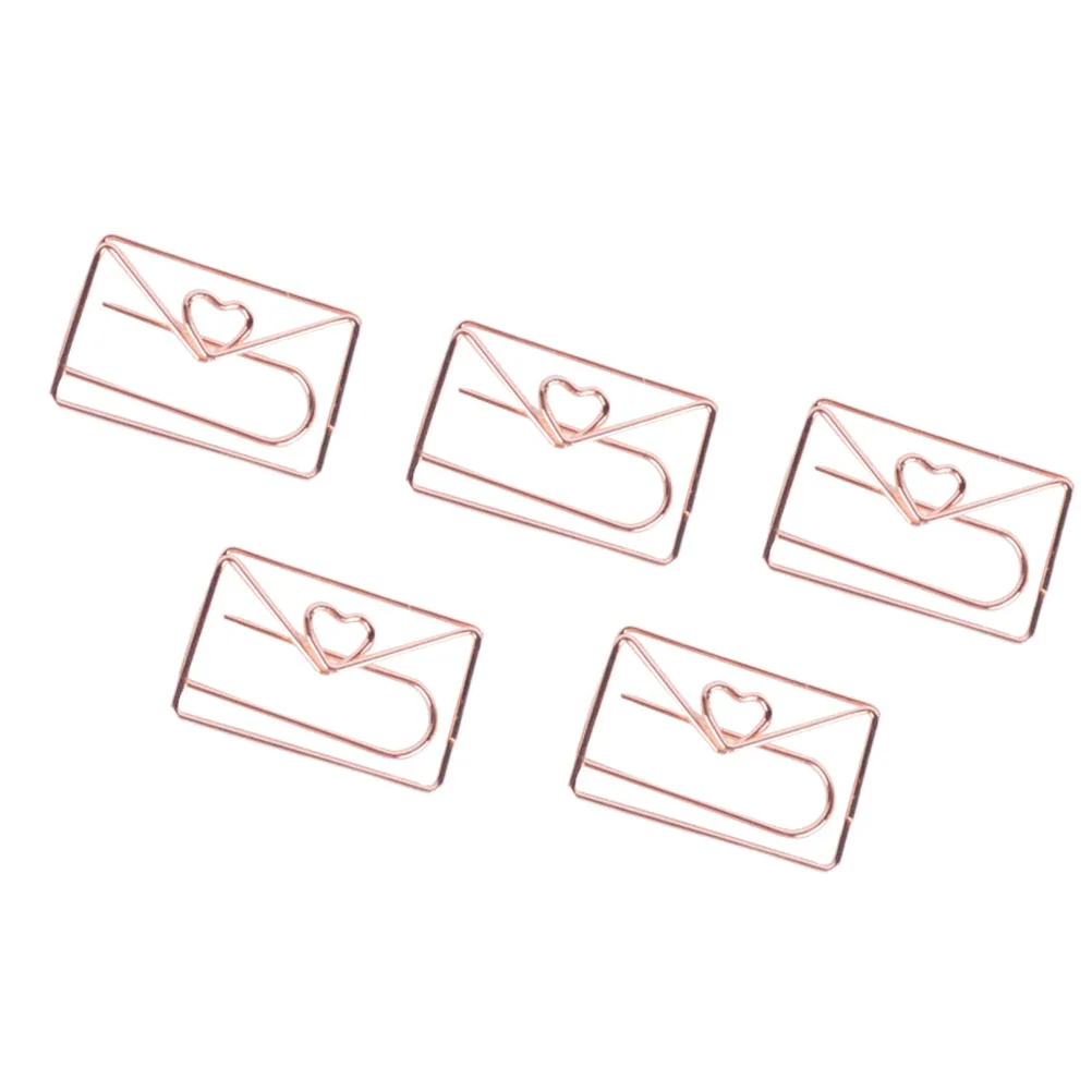 

10pcs Envelope Metal Paper Clips Bookmark Holder Bookmark Paper Clips Cute Office School Supplies Gift