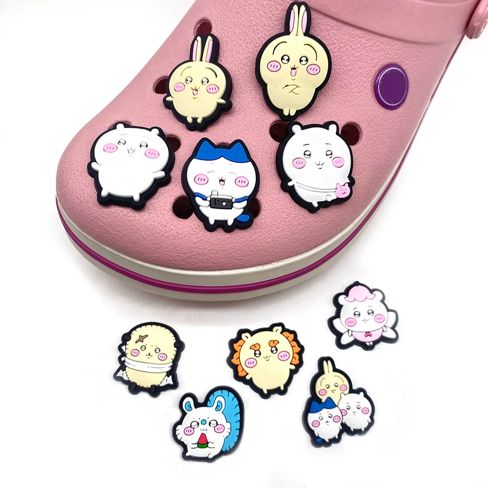 Neue 10er-Packung Kreative Niedliche Japanische Cartoon-Serie PVC-Schuhzubehör Passend für Armbänder Lochschuh-Dekorationen DIY Abnehmbare Modische Geschenke – Detail 13