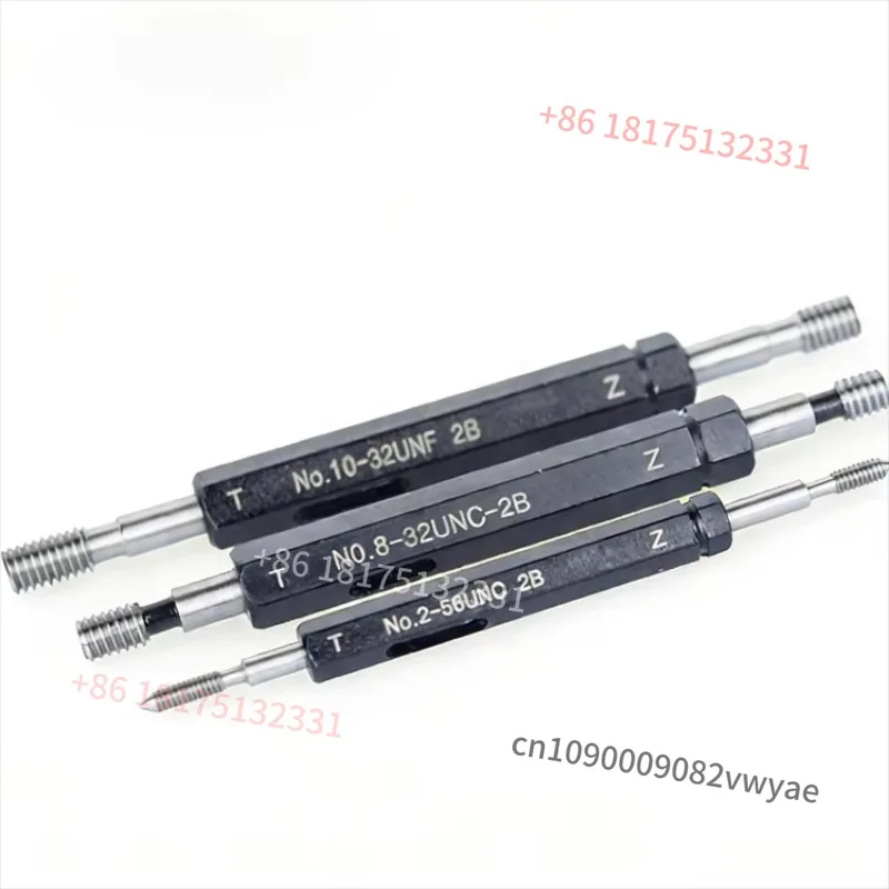 High Accuracy Metric Go/No-Go Thread Plug Gauge Smooth Ring 0.001mm GCr15 Steel RNH Brand 1 Year Warranty Model M1~M1000