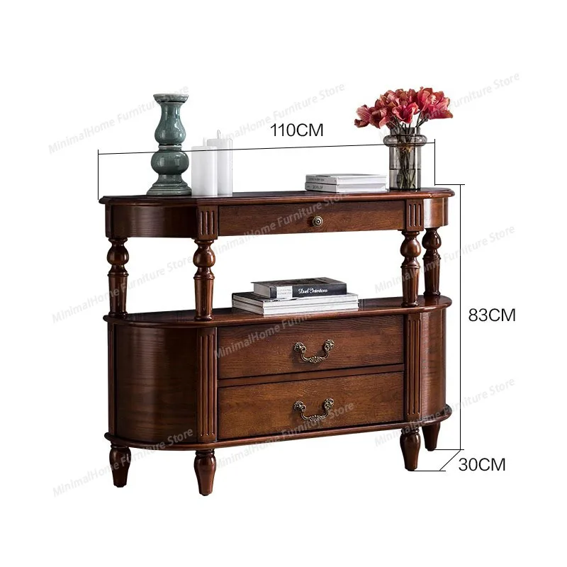 

Модный Изысканный Приставной Столик для Прихожей: Универсальный, Уютный, Простой, с Отделением для Хранения, в Современном Гламурном Стиле, Мебель для Гостиной