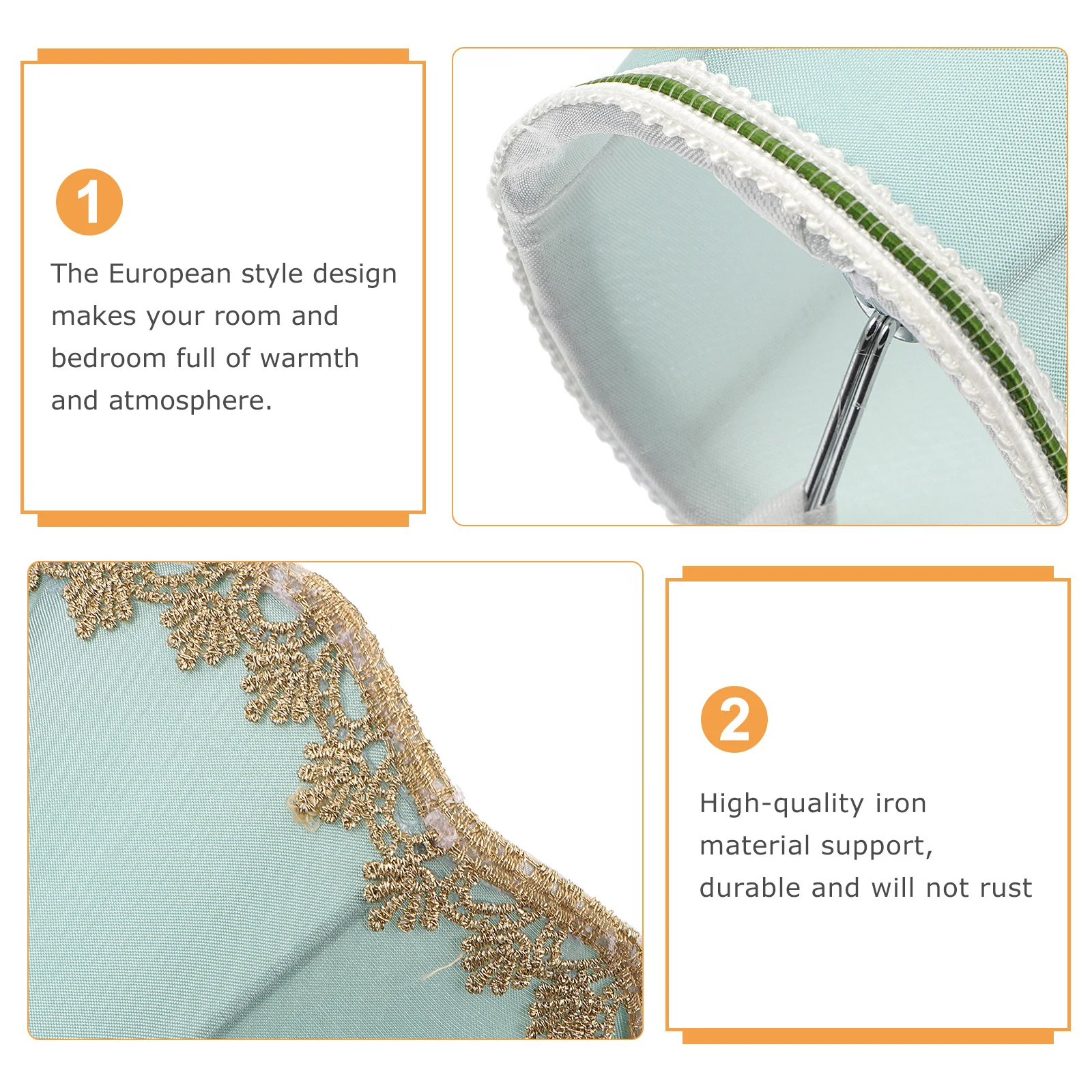 

1Pcs Cloth Lampshade Durable Replacement Lamp Shade for Table Wall Floor Ceiling Lamps Soft Light Cover for Bedroom Living Room