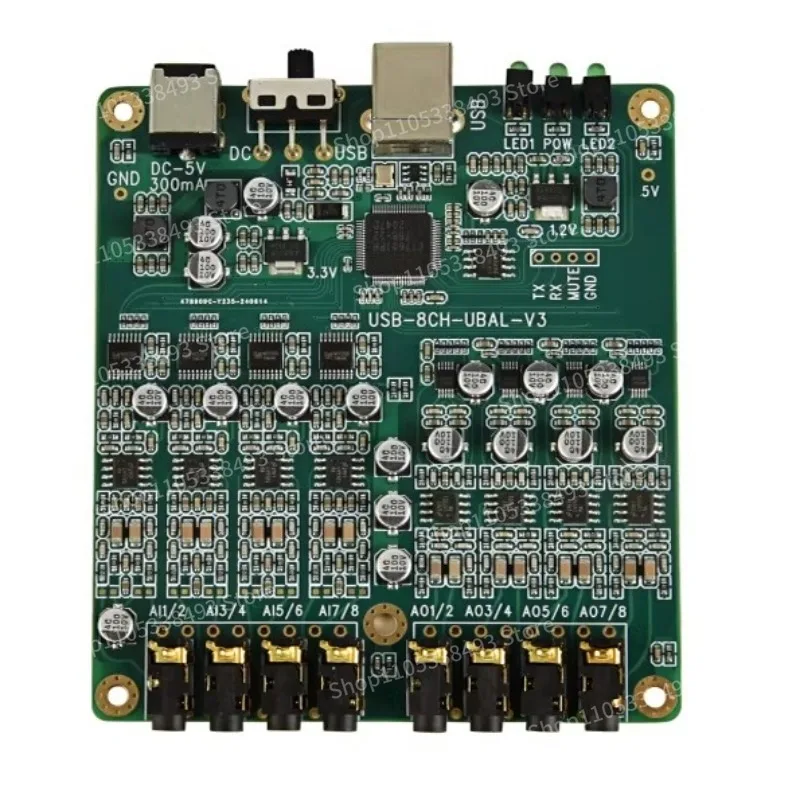 For 8-Channel USB Playback Recording IIS TDM Leader/follower Soundcheck Measurement Custom Sound Card