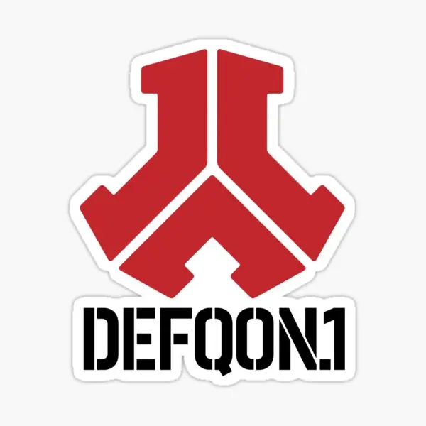 

Defqon1 Original Festival Eletronic Mu 5PCS Stickers for Wall Car Cartoon Bumper Room Background Stickers Laptop Water Bottles