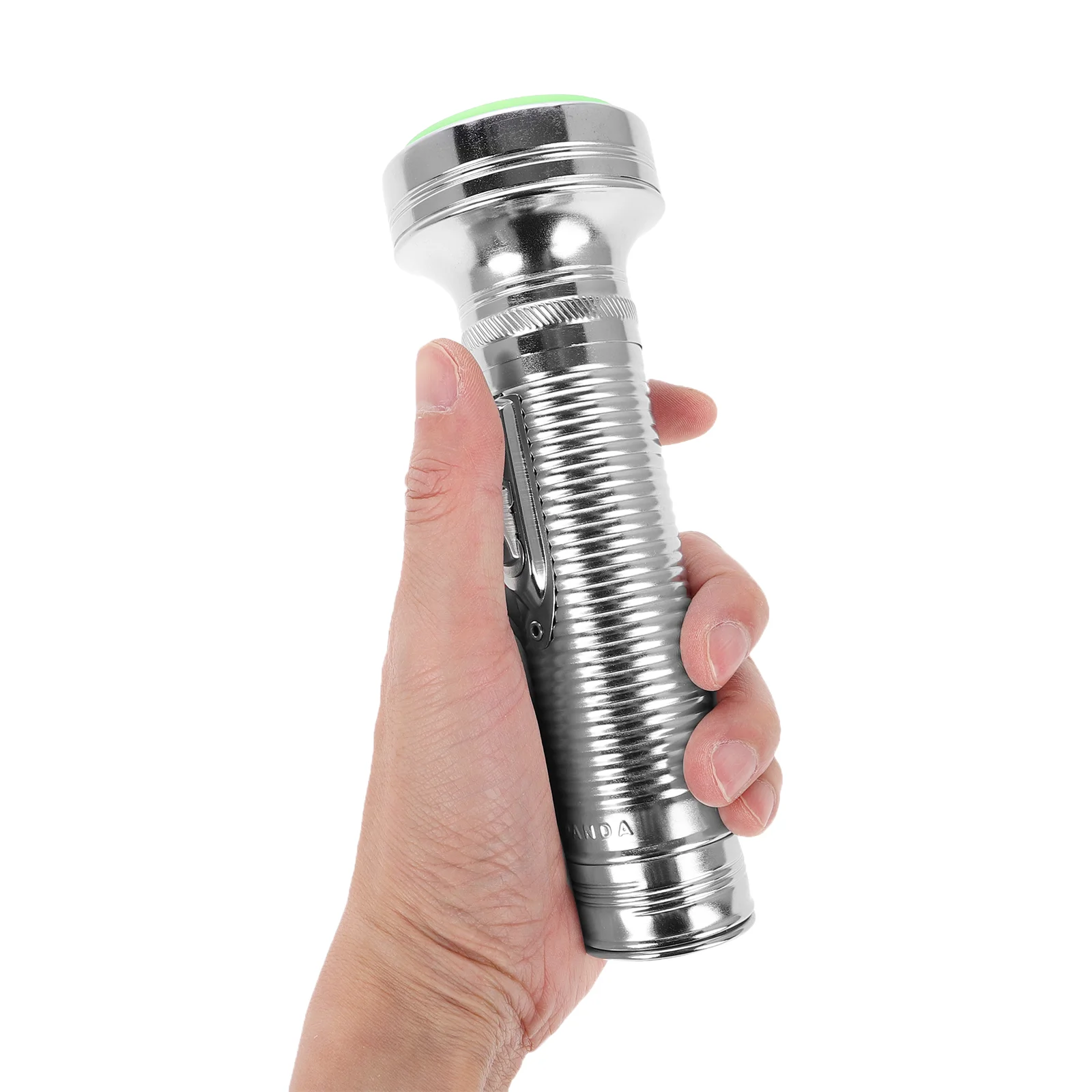Retro Metal Aluminum Flashlight Vintage Old Fashioned Lantern Searchlight Torch Signal Light Night Light Classic Design Rural