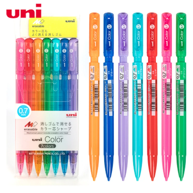 

3/7PCS JAPAN UNI New Colour Drawing Activity Pencil M5-102c Colour Pencil Lead 0.5/0.7mm PP Material