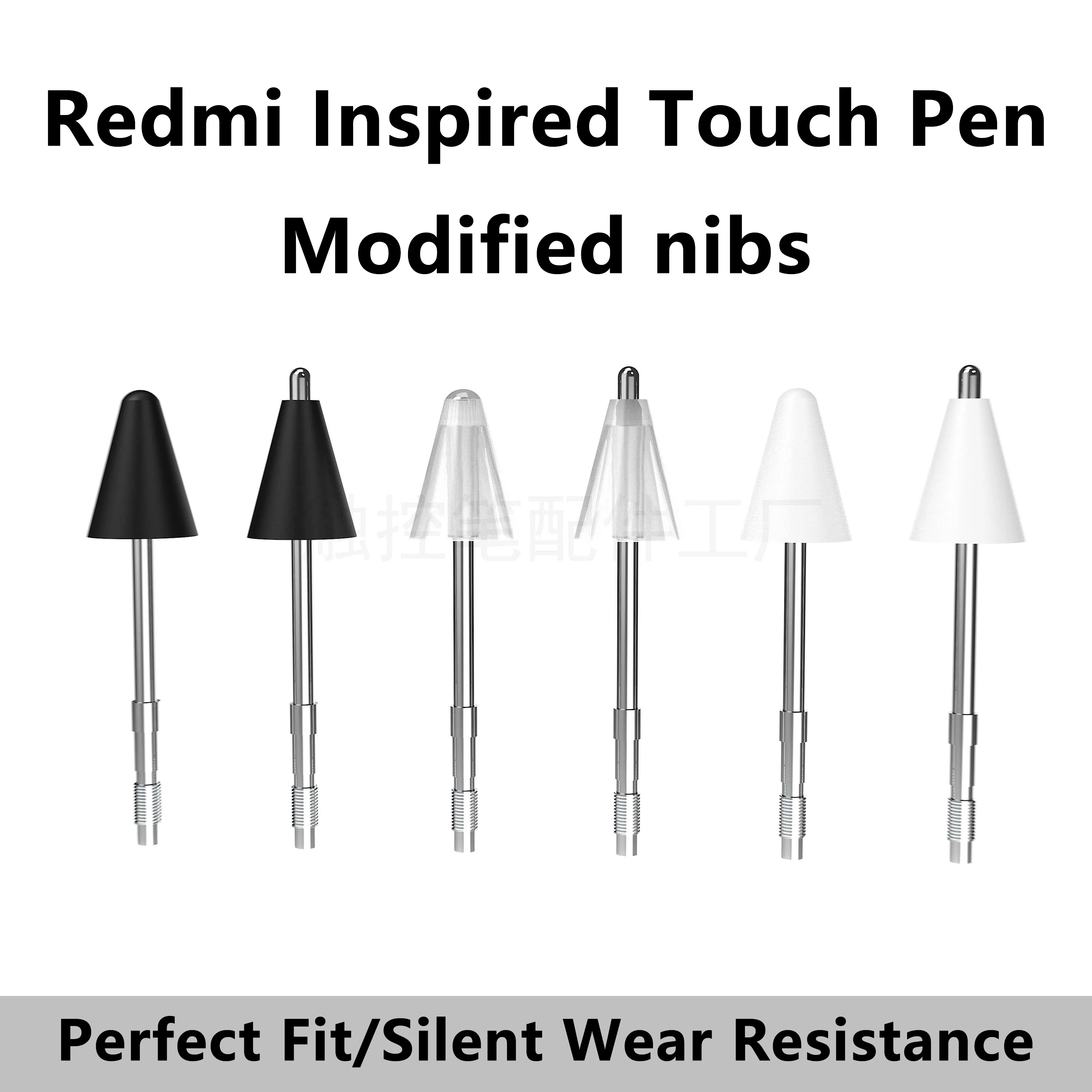 6PCS Tablet Stylus Pen Spare Pencil Tips for Redmi Inspire stylus Wear-resistance Smart Touch Screen Replacement Pen Nibs