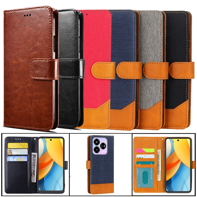 For чехол на ZTE Axon 60 Lite Z2356 Case Leather Phone Shell Wallet Cover For Estuche De Celular ZTE Blade V60 Design Funda 6.6