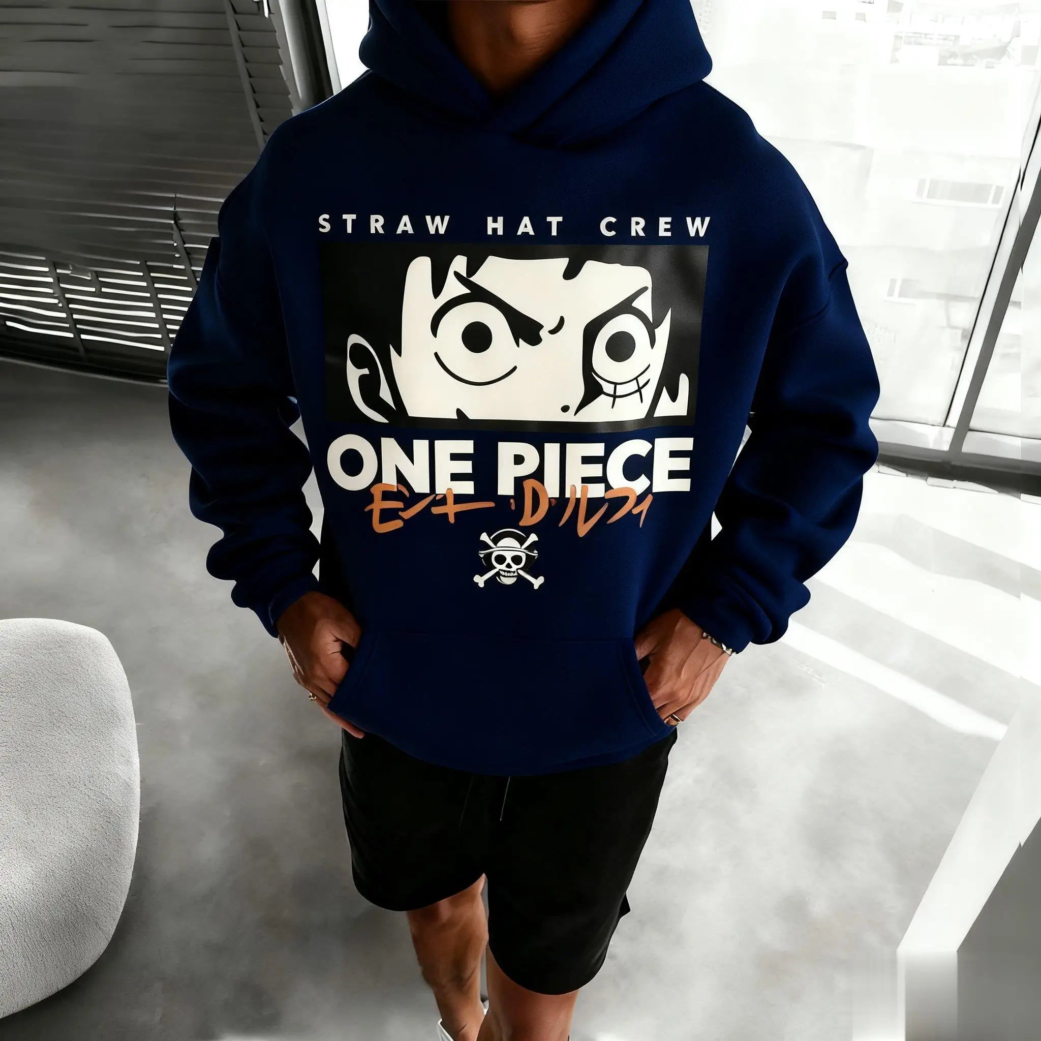 Een Stuk Luffy Hoodie Mannen Vrouwen Nieuwe Herfst Winter Trend Anime Print Sweatshirt Unisex Casual Streetwear Cosplay Trui Jas