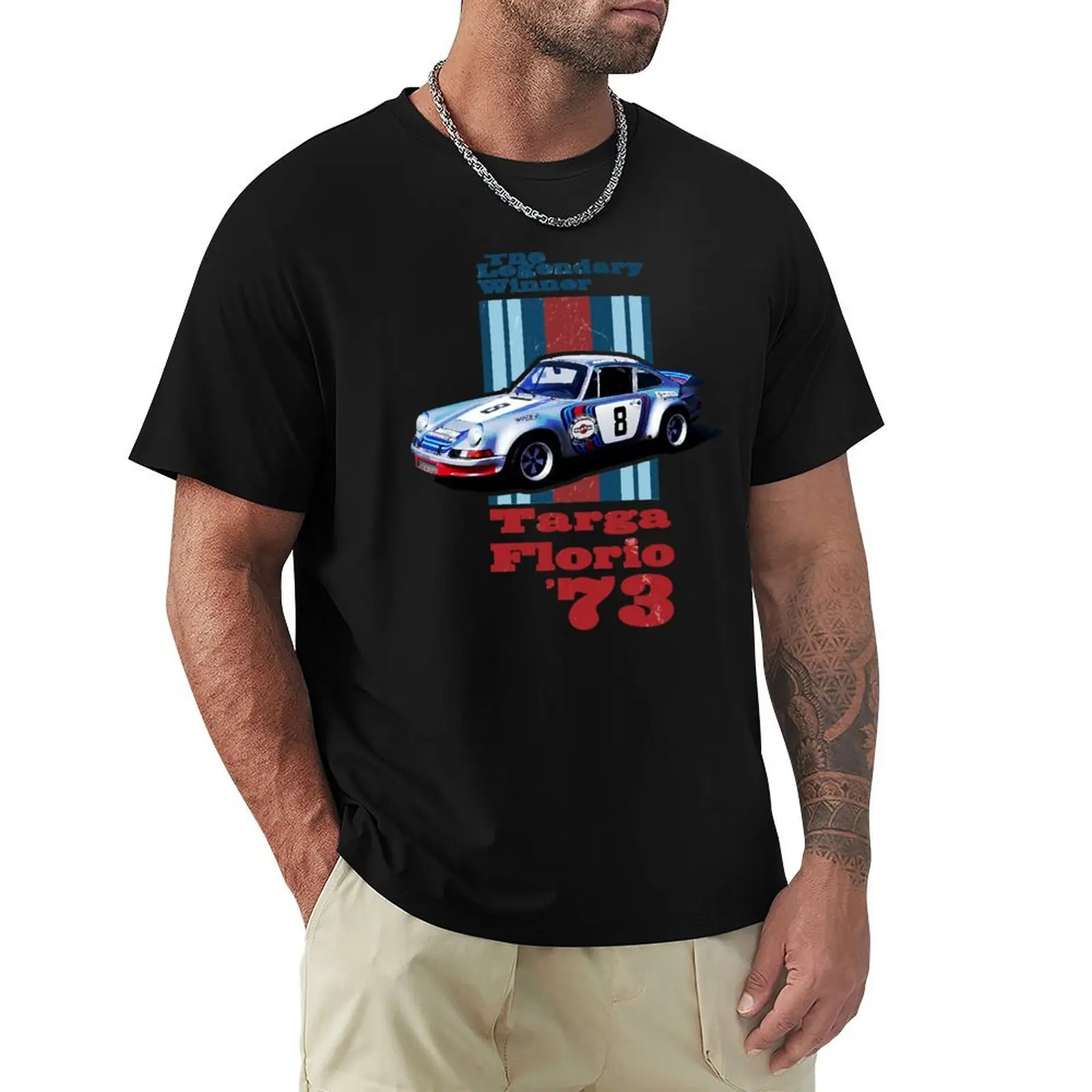 TARGA FLORIO '73 T-Shirt man t shirts cotton T-Shirt
