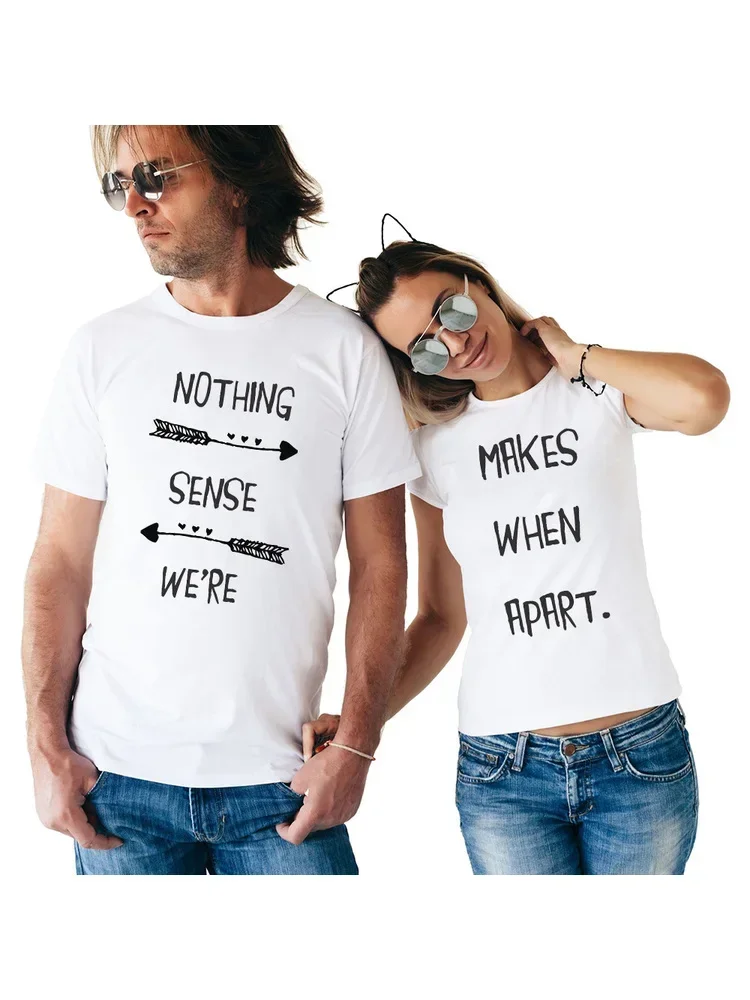 T-shirt à thème assressentipour couple, vêtements décontractés, chemises à fouet, petit ami, petite amie, mari, femme, été