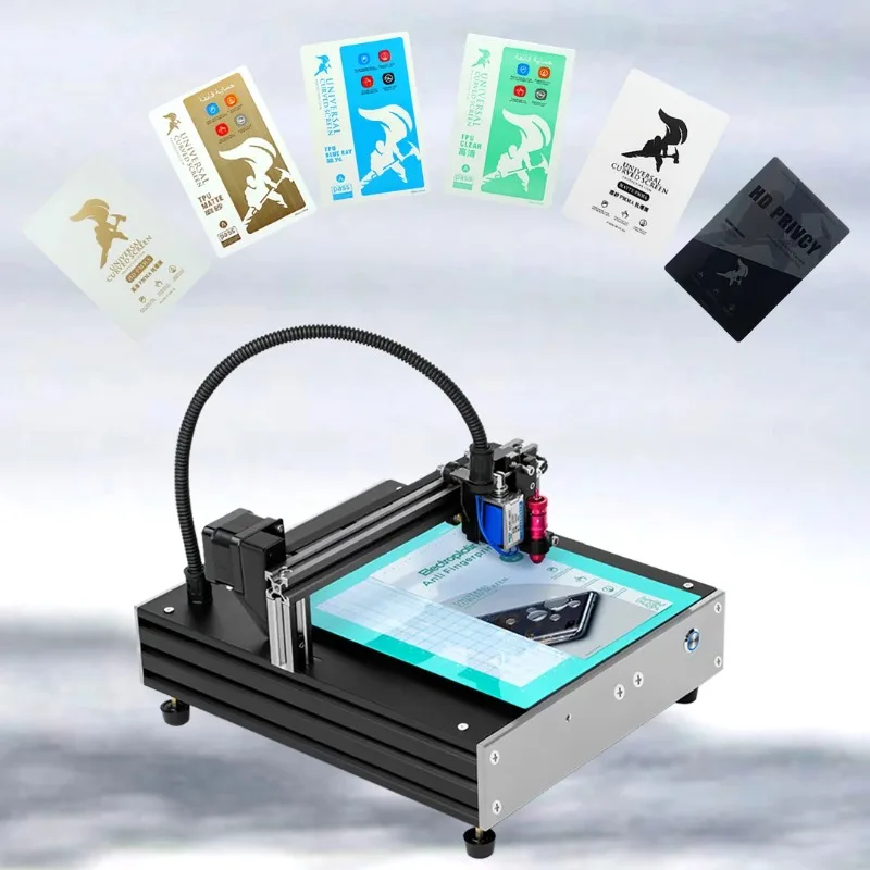 

Color-changing screen protector cutting machine for mobile phones and smart watches with TPU hydrogel material