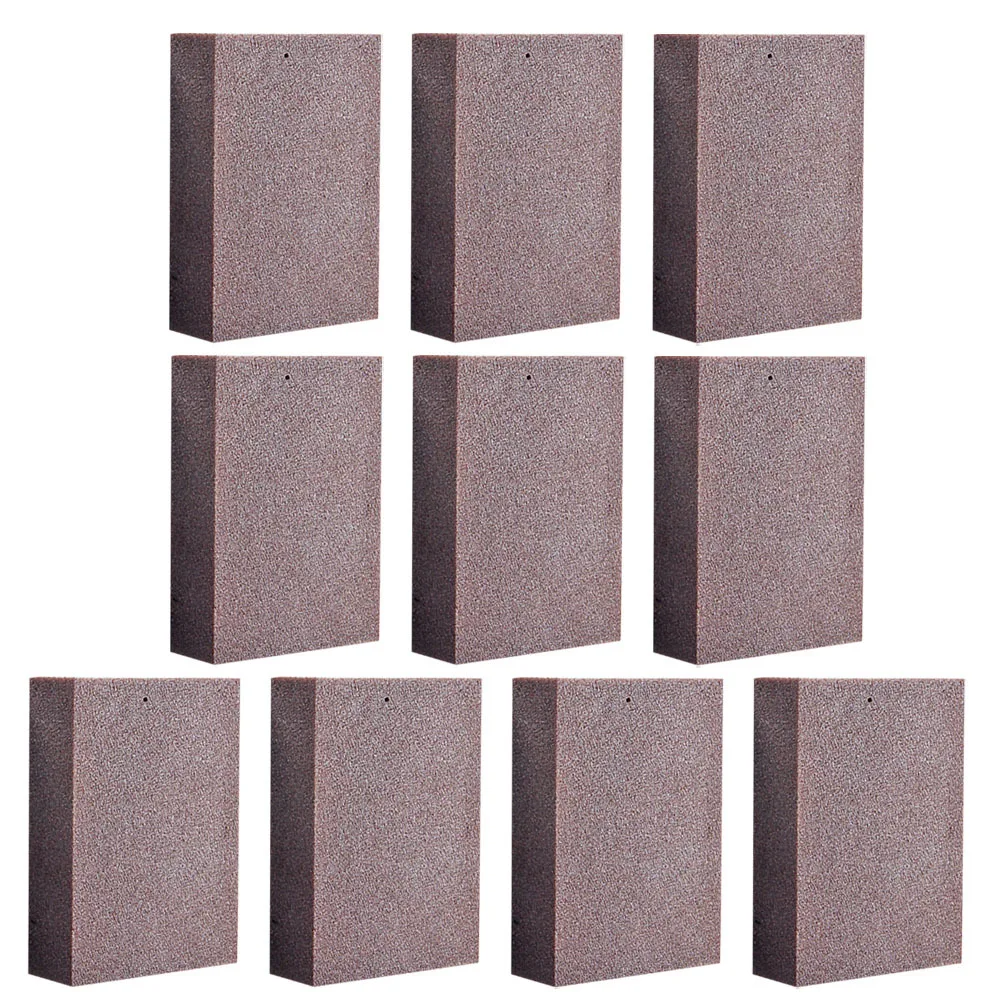 

10pcs Powerful Cleaning Sponge Emery Scouring Pad For Rust Removal Pot Pan Kitchen Tools Descaling Wear-Resistant