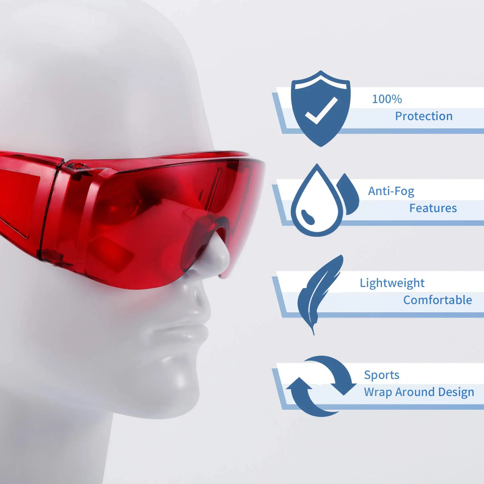 

Protective Glasses Dental Eye UV Protection Goggles For Light Curing Dentistry Spectacles Anti-shock Eyewear Goggle 1pcs