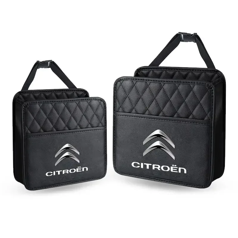 حقيبة تخزين السيارة متعددة الوظائف المقعد الخلفي تخزين جيب تعليق لسيتروين C1 C2 C3 C4 C5 X7 بيرلينجو كسارا C8 C4L DS3 DS6