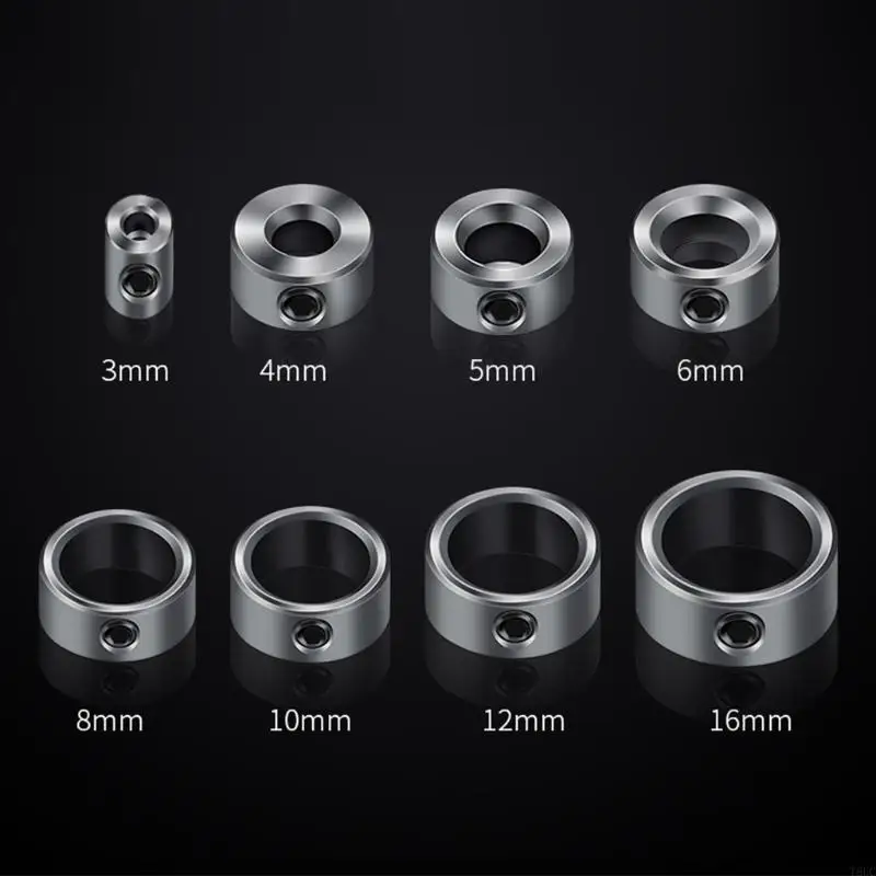 Anello limite punta T8UC Anello posizionamento per punta elicoidale da 3/4/5/6/8/10/12/16mm per lavorazione del legno