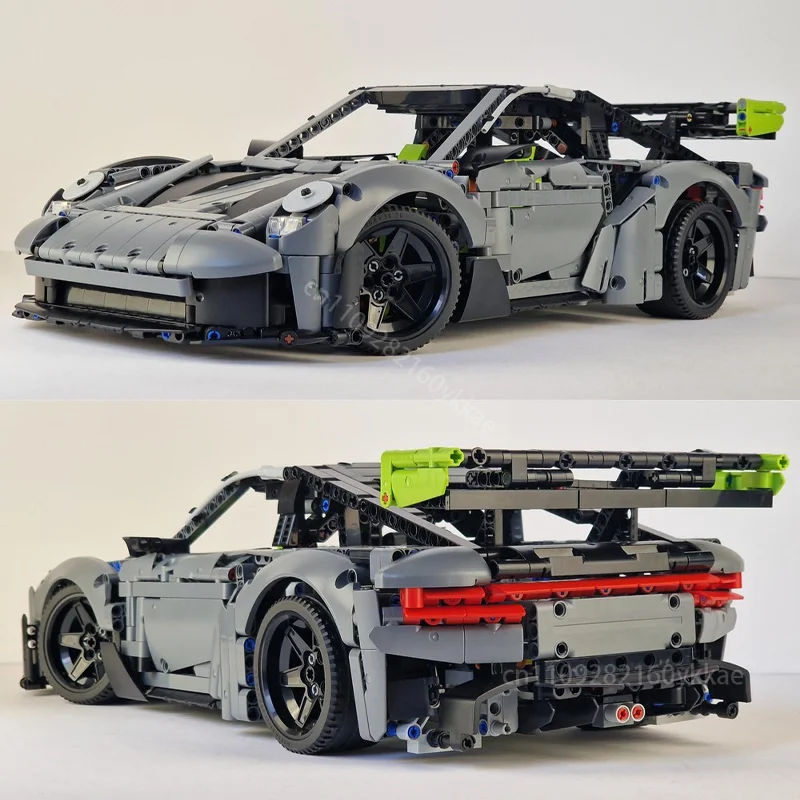 

NEW Technology 1:10 Scale GT3 RS Super Racing Car Building Blocks Model DIY Champions Vehicle Assembly Kids Toy Birthday Gifts