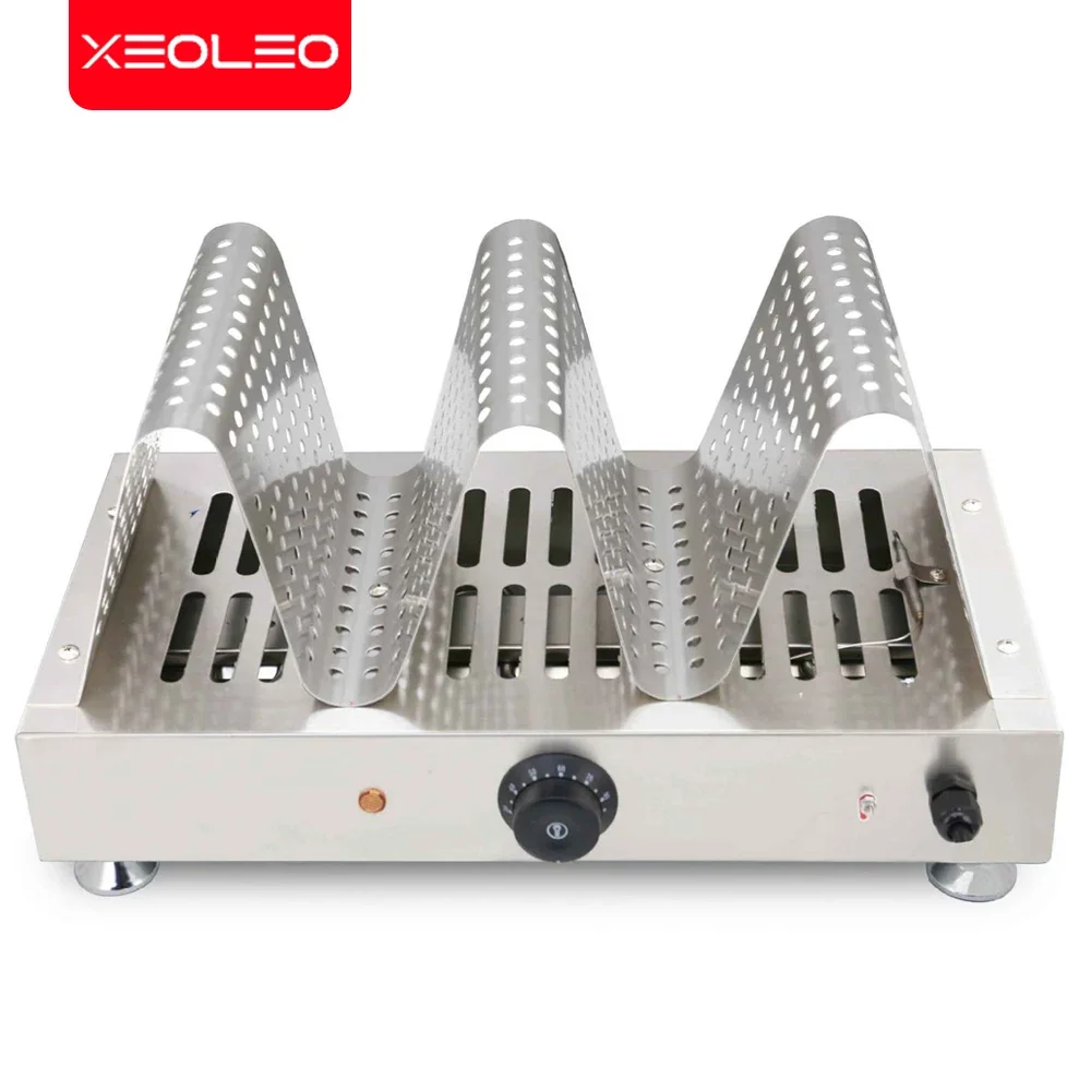 XEOLEO 1600W Hongkong Eggs bubble Waffle Maker Keep Warm Shelf Commercial Egg puff Fresh-keeping Plate