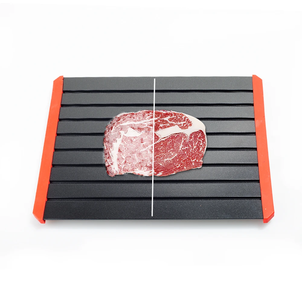 

Thaw Defrosting Tray 6mm, 16 Inch Extra Large Family Size Fast Thawing Plate With Extra Thickness for MORE Defrost Power