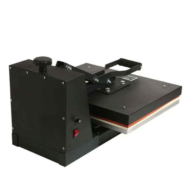 Semi-Automatic T-Shirt Heat Transfer Machine 38*38 Flat Ironing Press Manual Equipment Flatbed Printer Clothing