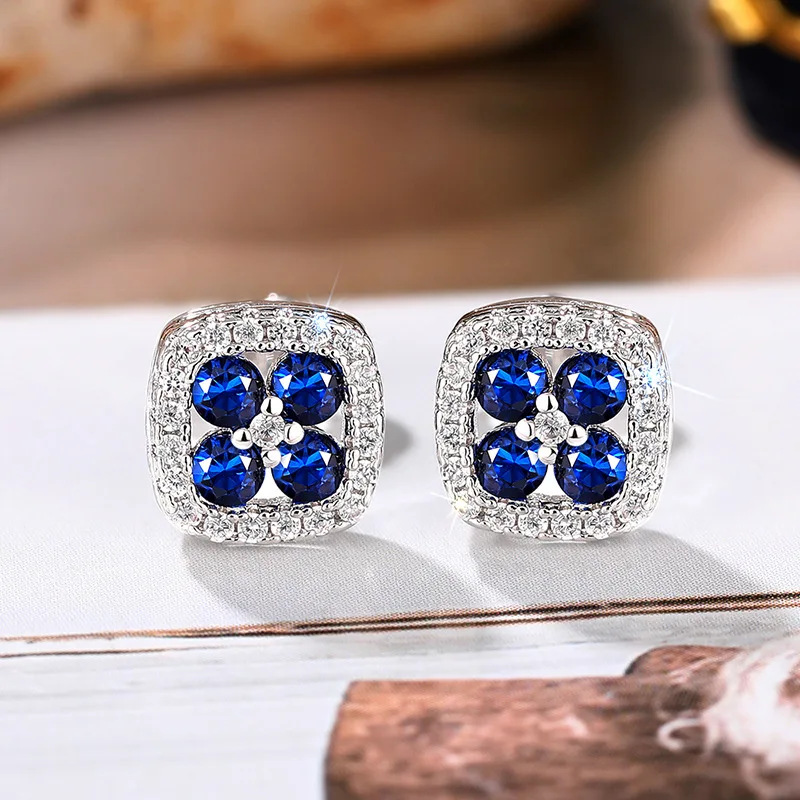 2026 Graceful Female Engagement Earrings with Brilliant Zirconia Chic Jewelry Elegant Lady Wedding Ceremony Accessories Gift