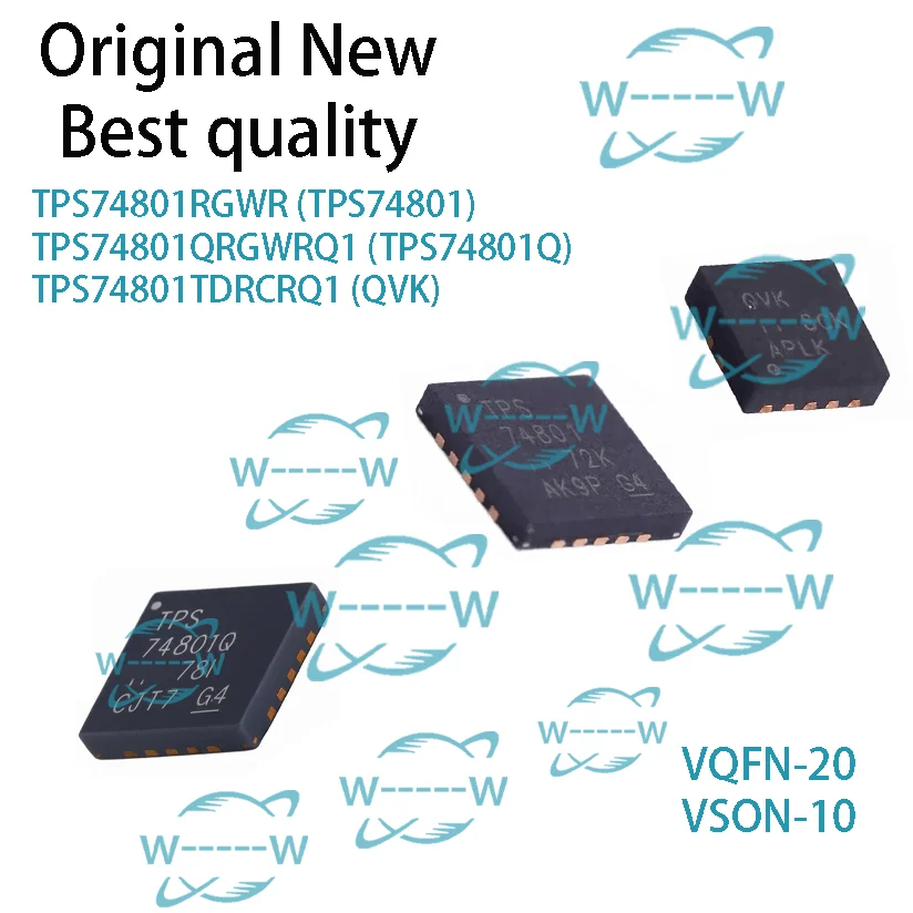 (5-50 PCS)NEW TPS74801RGWR TPS74801 TPS74801QRGWRQ1 TPS74801Q TPS74801TDRCRQ1 QVK TPS74801T QFN IC CHIP