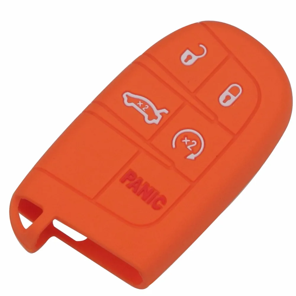 jingyuqin Remote 5 Buttons Silicone Rubber Key Fob Case Cover For Jeep Renegade Hard Steel 2016 Smart Protect Accessories Skin