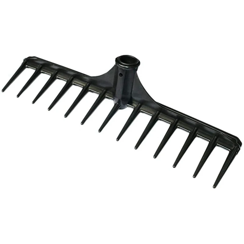 

Rubber Golf Grip Rake Head Golf Course Driving Range Sand Pit Rake Garden Yard Leaf Lawn Finishing Tool Black