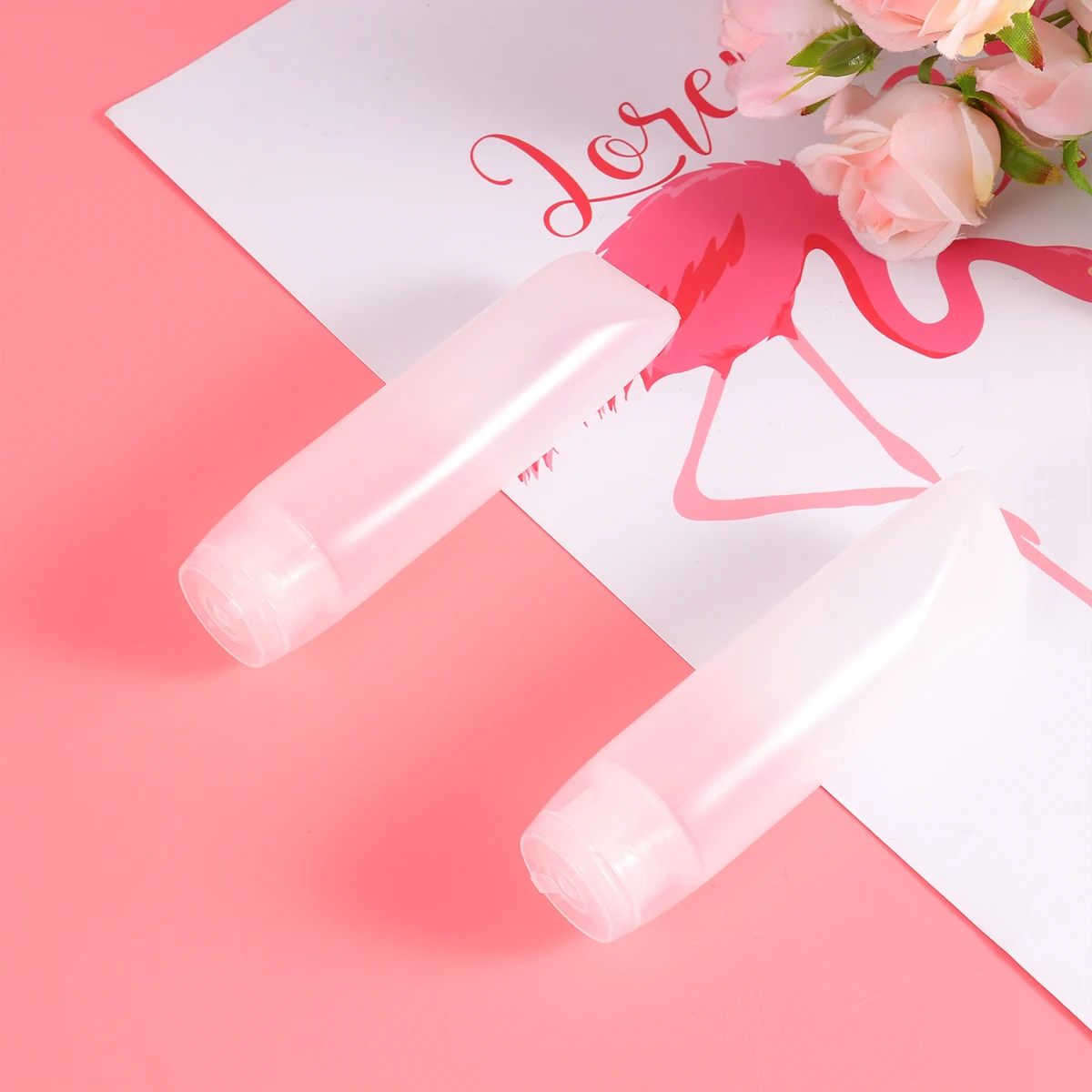 

4 Pcs Empty Squeeze Bottles Portable Travel Toiletries Containers Reusable Tubes Lotion Bottles Mini Compact