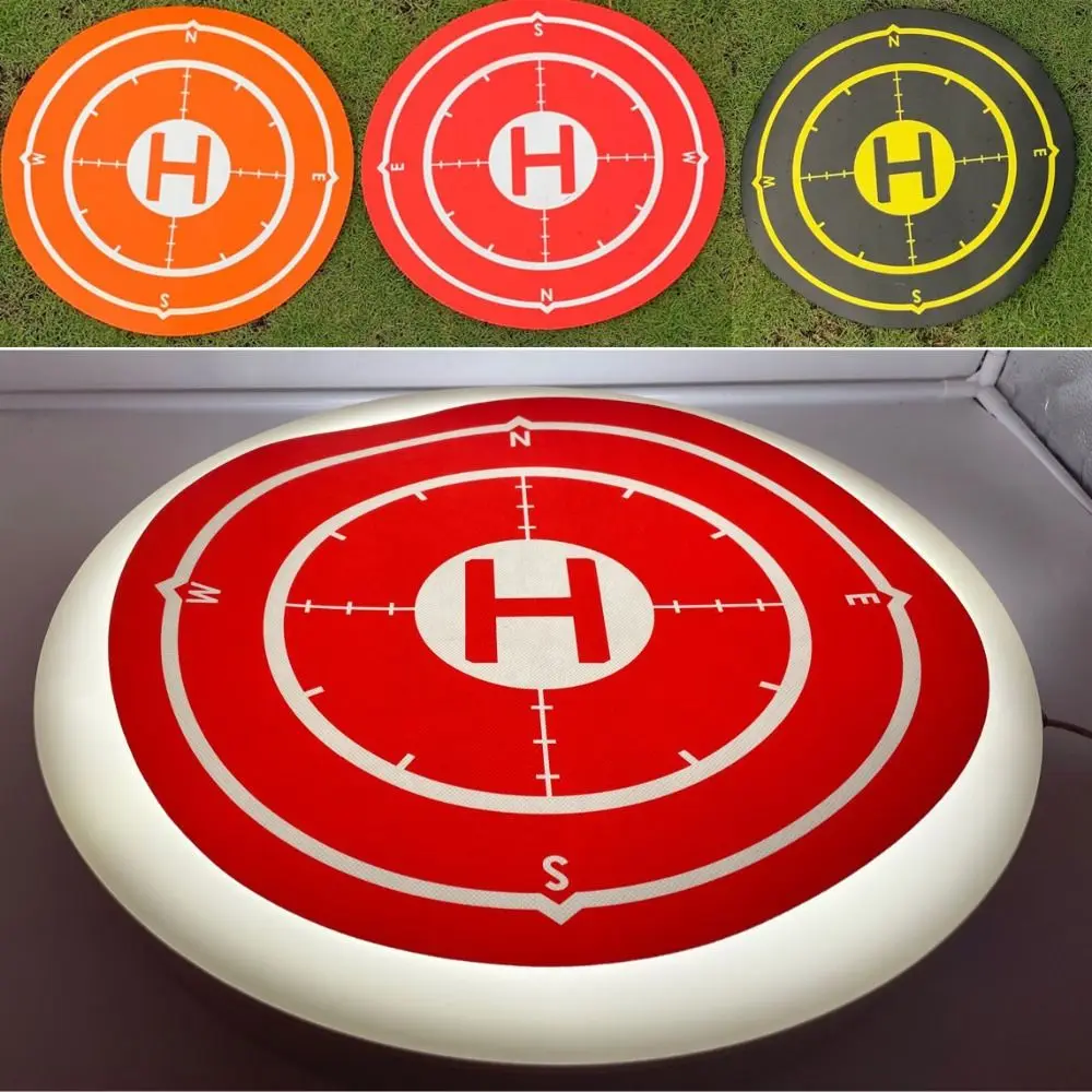 방수 쿼드콥터와 방풍 못이 있는 접이식 RC 드론 매트 휴대용 범용 접이식 착륙 패드